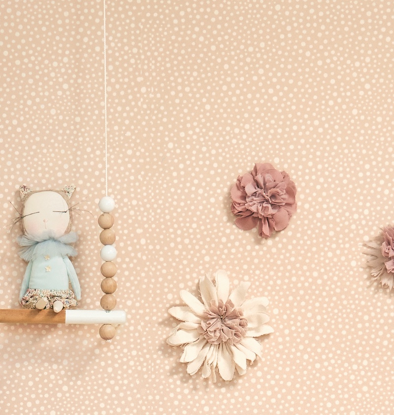 Vintage Collection Dots Soft Pink (Por Rollo)
