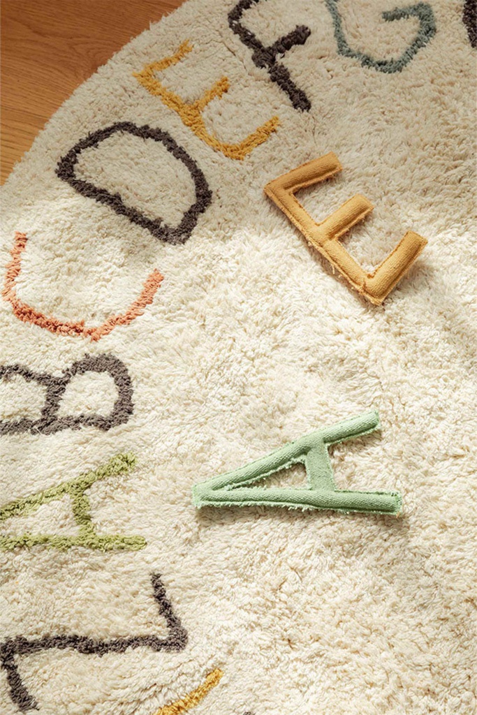 Alfombra Lavable ABC Color and Letters