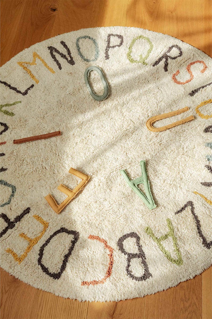 Alfombra Lavable ABC Color and Letters