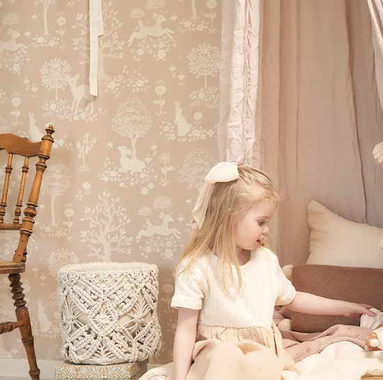 Vintage Collection Summer Fields Dusty Pink (Por Rollo)