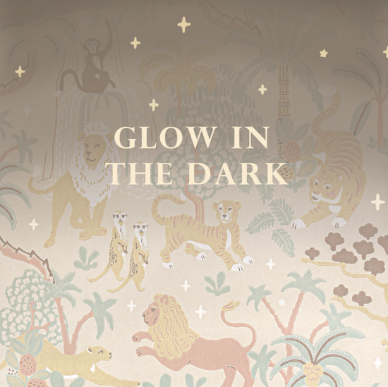 Majvillan Jungle Glow in the Dark - Sandy Beige (Por Rollo)
