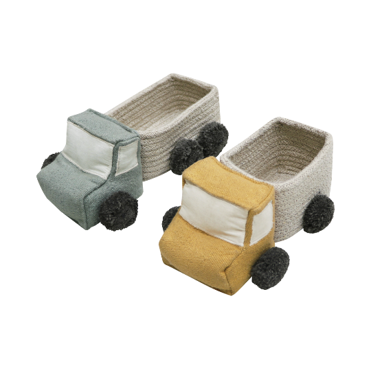 Lorena Canals Eco-City Set of 2 Mini Baskets Truck