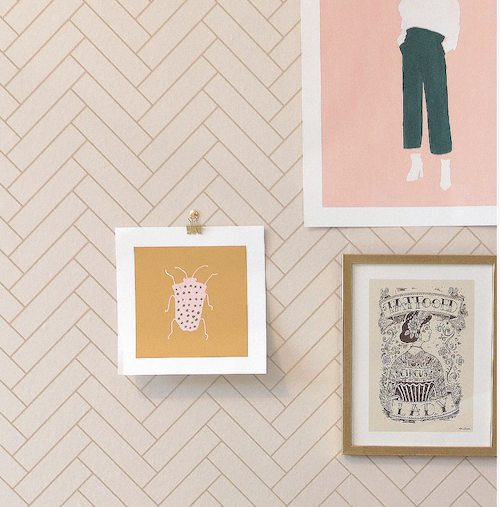 Majvillan Herringbone - Sandy Beige (Por Rollo)