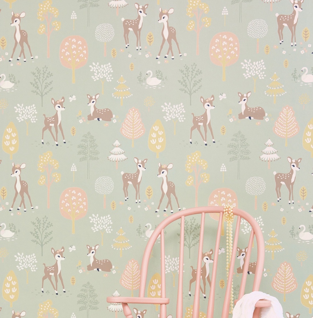 Majvillan Golden Woods - Dusty Green (Por Rollo)