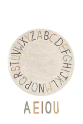 [P-1232] Alfombra Lavable ABC Color and Letters